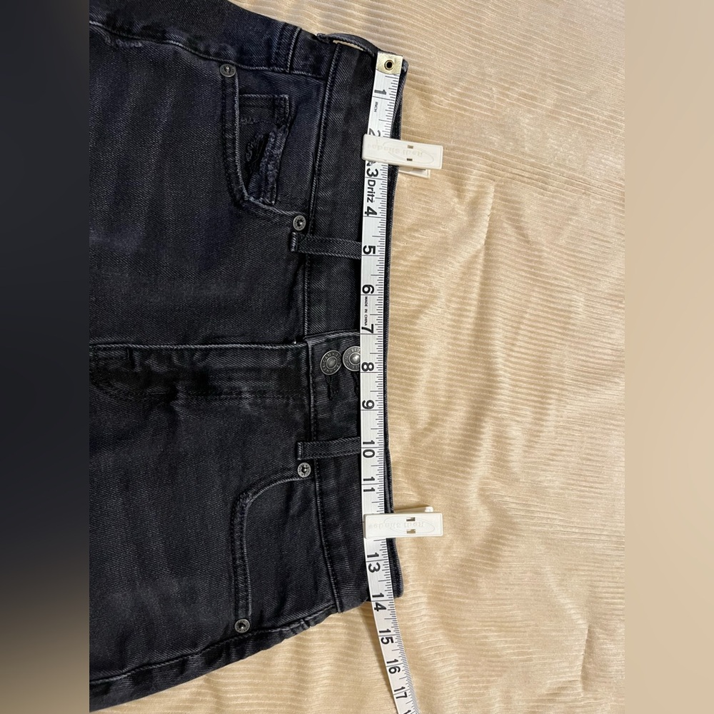 American Eagle Outfitters Black Jean Shorts 4 - Picture 9 of 11